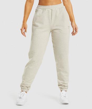 Dámské Kalhoty Jogger Gymshark Rest Day Sweats Béžový | CZ 4124RVD